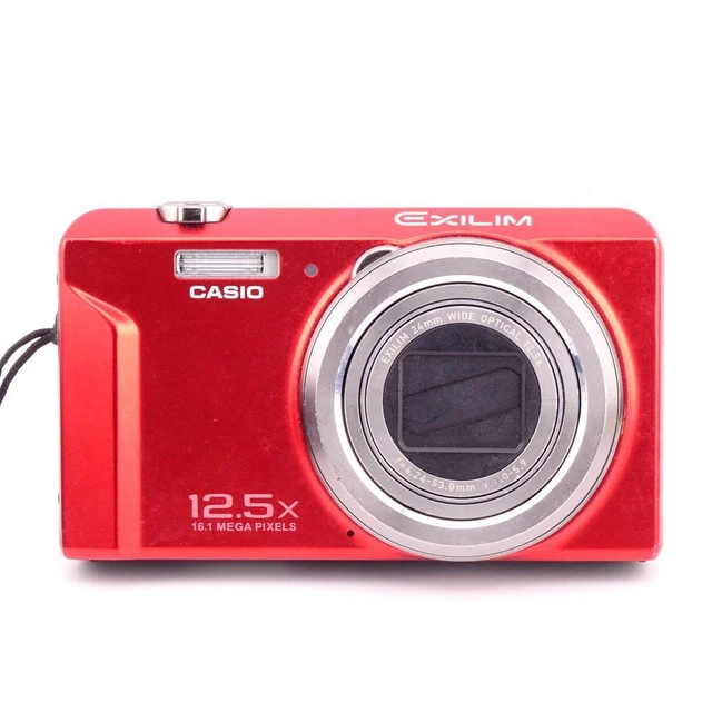 CASIO EXILIM EX-ZS160 Red Tested Working With Battery & Charger