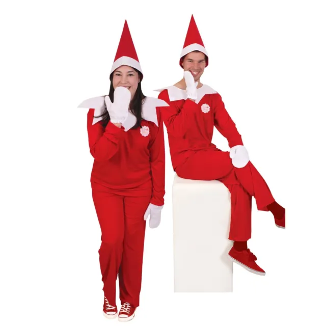 Elf on the Shelf Costume Unisex Adult Christmas Book Week Licensed