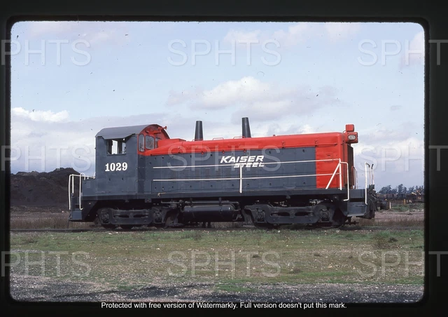 Kaiser Steel EMD 1029 SW8 in 1986 original Kodachrome slide