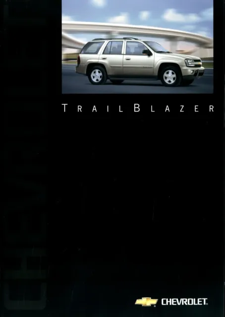 Chevrolet Trail Blazer Prospekt 2003 brochure catalogue broschyr Katalog catalog