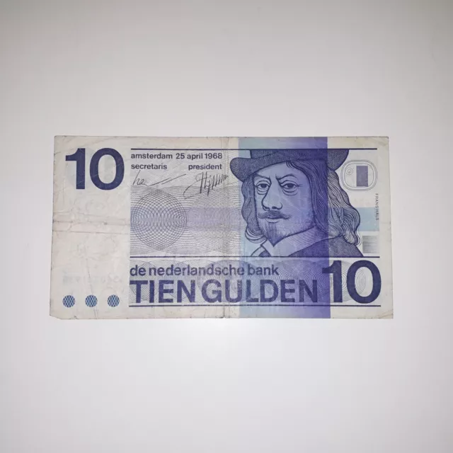 Billet 10 Gulden Banque Pays-Bas 01-07-1997