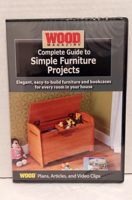 Woodworking DVD~Complete Guide to Simple Furniture Projects Wood Magazine NEW