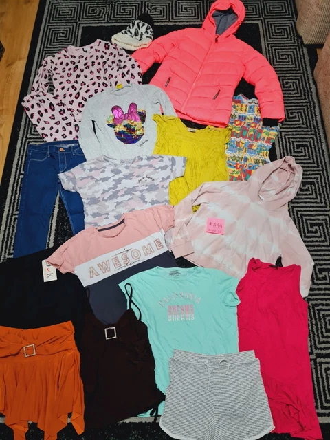 #A44- Enorme pacchetto di vestiti per ragazze 10-11 anni GEORGE NEXT H&M M&S PRIMARK