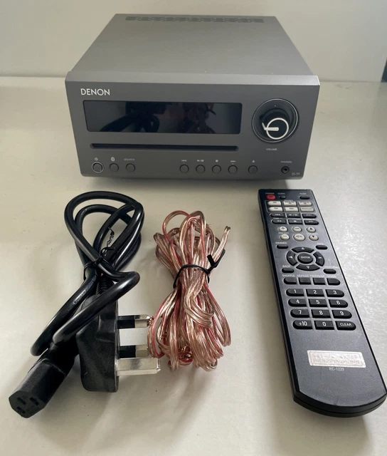 DENON DT1 MINI HiFi Stereo Receiver! Bluetooth CD FM Optical & Remote