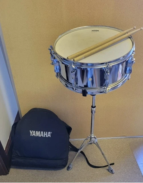 YAMAHA KSD 225 14" Snare Drum, 14" Cover, REMO Practice Pad 45.00