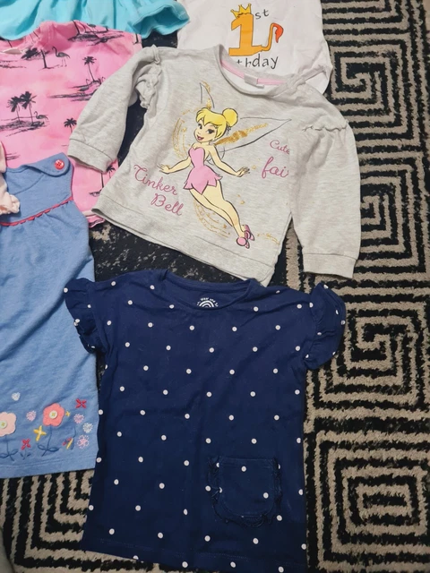 #C67💜 Huge Bundle Of Baby Girl Clothes 12-18months NEXT GEORGE DISNEY RIVER PUM 4