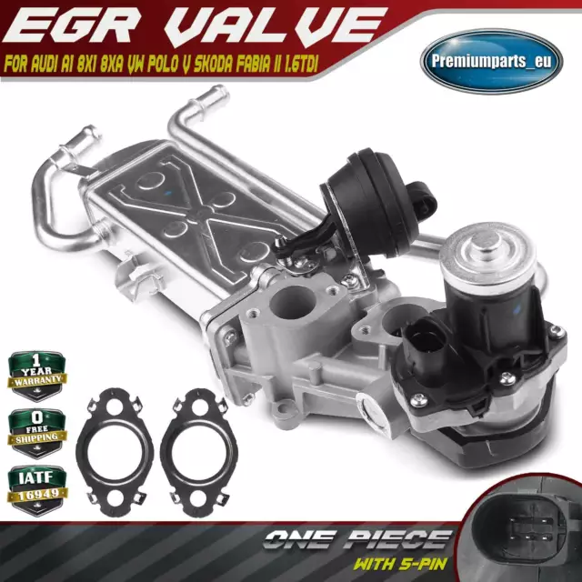 EGR Valve for & Cooler Audi A1 Seat Ibiza IV VW Polo V Skoda 1.6TDI  03L131512BH