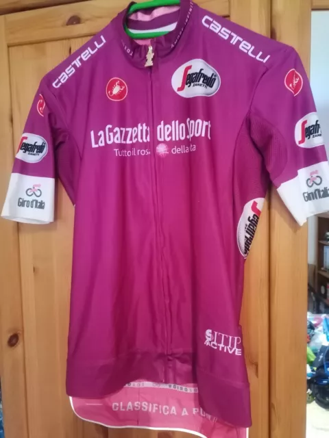 Castelli Radtrikot Giro D`Italia Maglia Rosa Sondertrikot RARITÄT Gr. XS S lila