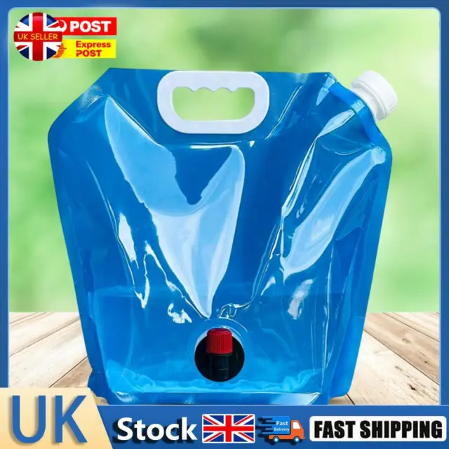 Camping Folding Water Bag No Leakage Water Container with Faucet Pouch (5L) Hot