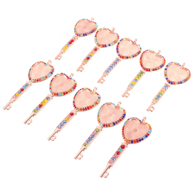 10 pièces pendentif diamant créatif bricolage accessoires de fabrication de