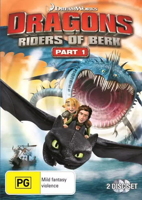 Dragons Riders of Berk Part 1 Dreamworks Classic DVD R4 BRAND NEW/SEALED