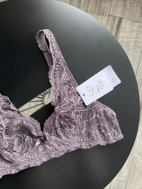 Simone Perele  XS ( INT 1 , 32B / 70B ) Eden  Wireless triangle bra - Grey 3