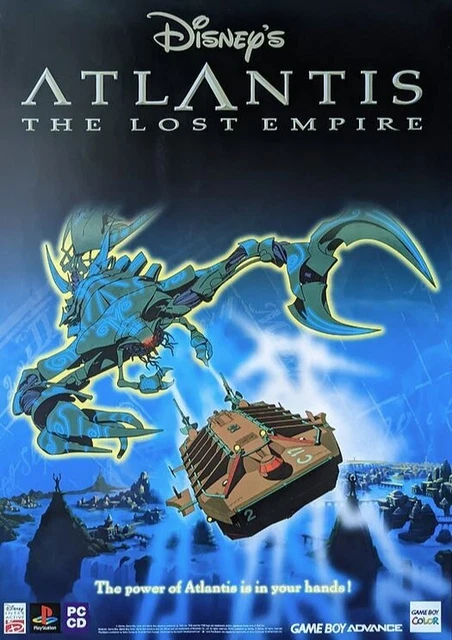 ATLANTIS: THE LOST Empire (Disney) (PS1 PC GBCA) original authentic UK ...