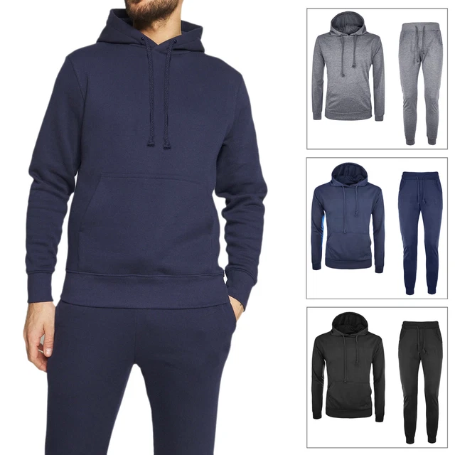 Tuta Uomo Completo Leggero Sport Maglia Felpa + Pantalone Primaverile VEQUE