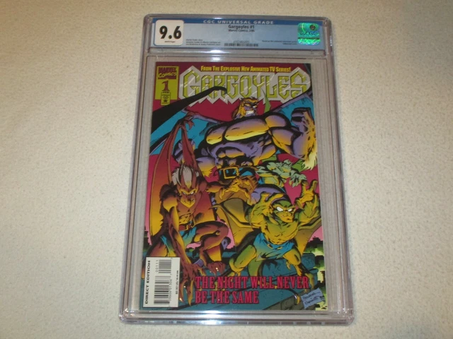 GARGOYLES #1 CGC 9.6 Marvel 1995 EMBOSSED COVER
