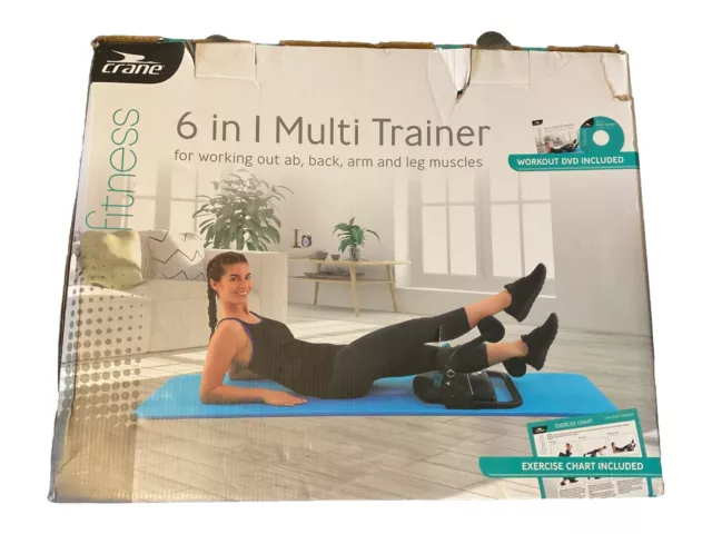 CRANE 6 IN 1 Multi Trainer Exercise Machine Abs Core Trainer 19.99 PicClick UK