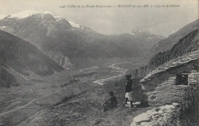 CPA Bonneval sur Arc - Savoie 73 - Vallée de la Haute Maurienne 1835 mètres  TBE