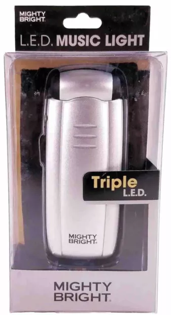 Mighty Bright Triple LED, Plateado NUEVO 2