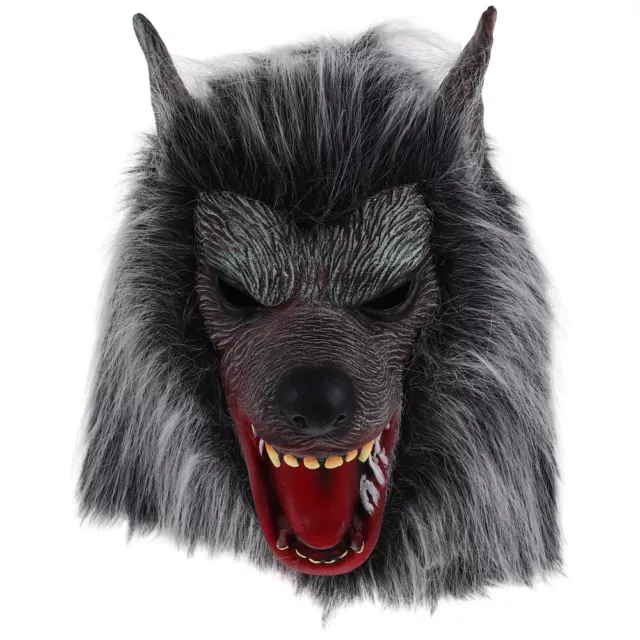 Masque de loup d'Halloween Masque effrayant de cosplay Masque de loup de