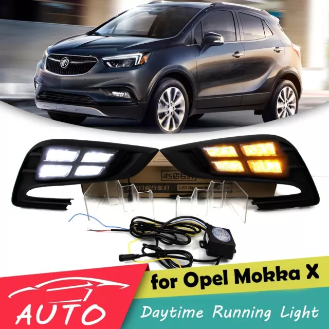 LED Tagfahrlicht TFL für Opel Mokka X 2017 2018 2019 DRL Licht Lampe Blinker
