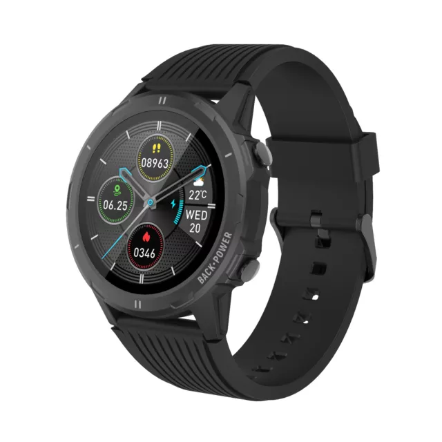 DENVER® Bluetooth-Smartwatch mit Herzfrequenz- und Körpertemperatur-Sensor