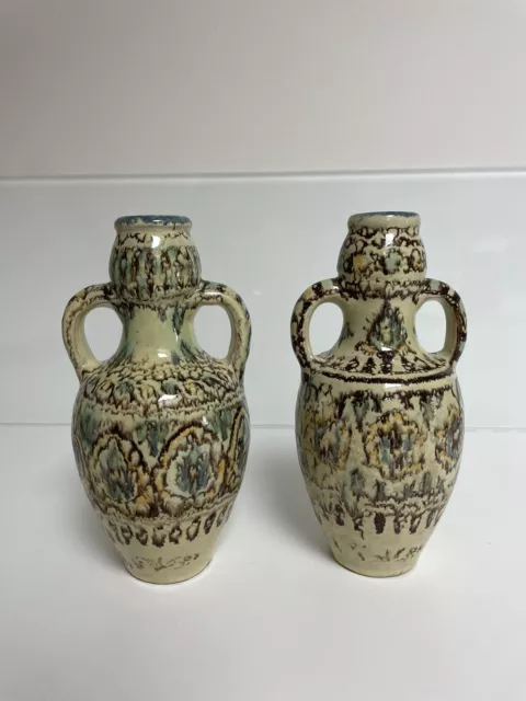 Pierre De Verclos, Poterie Ceramique Maghreb, Tunisie Nabeul, 2 Vases