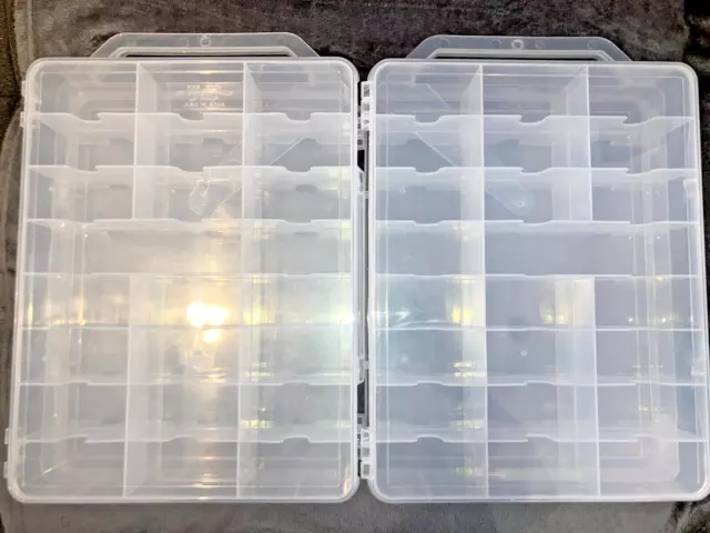 48x Hot Wheels Matchbox Storage Box Case Sewing Thread Spool Organizer  Holder
