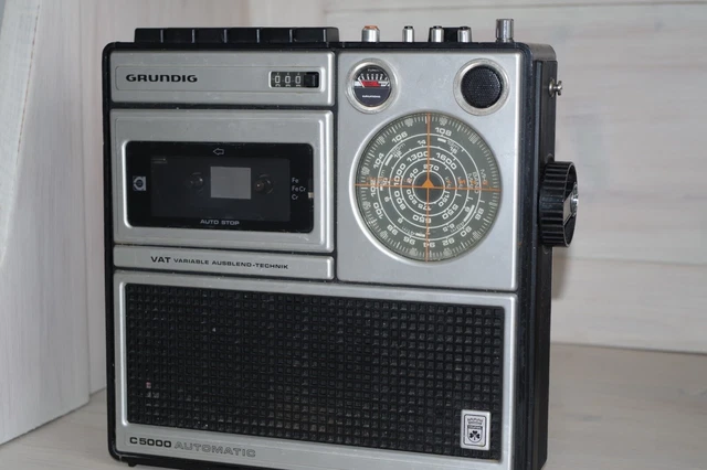 1976 Grundig Radio Cassette Recorder Automatic VAT C 5000