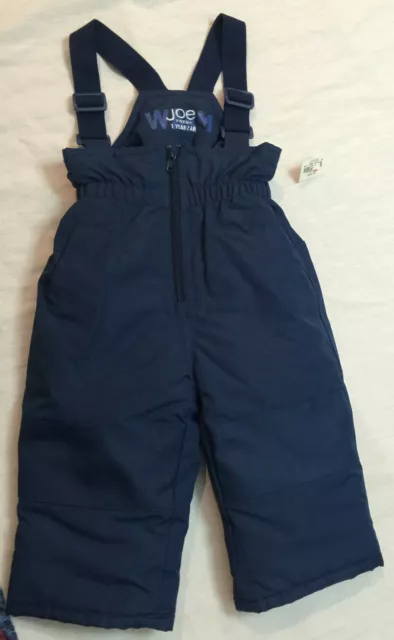 Nwot Joe Fresh For Jcpenney Boys Snow Ski Bibs Overalls Size 1 Year