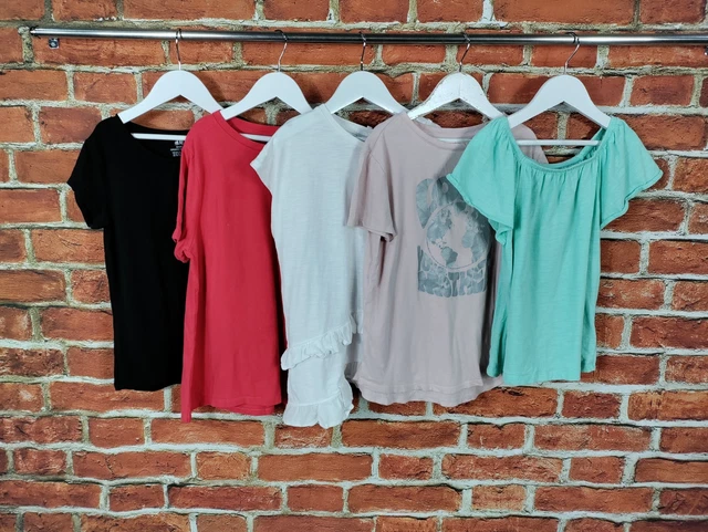 Girls Bundle Age 10-11 Years Next Gap Etc Short Sleeve T-Shirt Bardot Top 146Cm