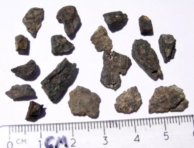 5.58 grams NWA 4502 Meteorite Carbonaceous (CV3) you get all the fragments + COA
