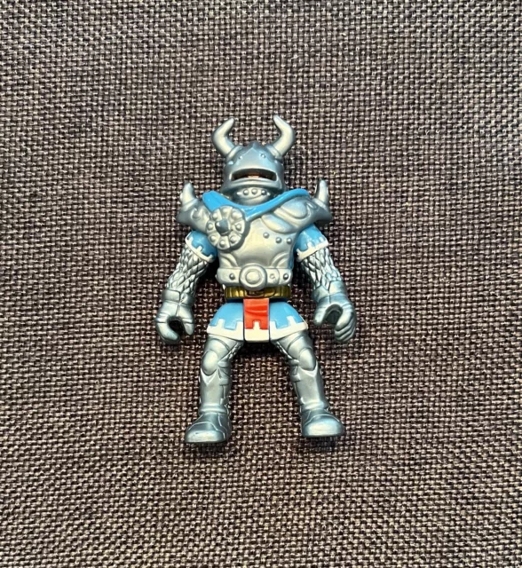 Fisher Price Imaginext Ritter mit Helm Blau Silber Ritterburg