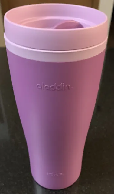 Aladdin eCycle Travel Mug Tumbler 16 oz Purple/Lavender Dishwasher Safe