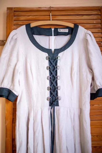 Capricorn OKTOBERFEST DIRNDL beige with country house dress costumes size 44