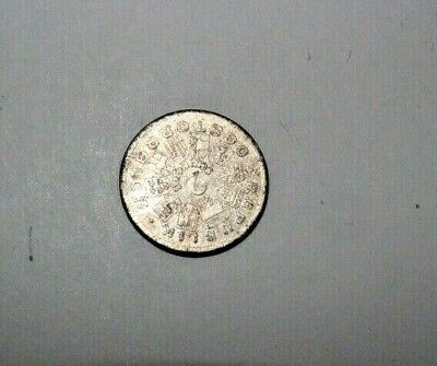 #A2336,Rare Miniature Coin-L C Lauer, Austria Two Schilling 1937 BU Silvered