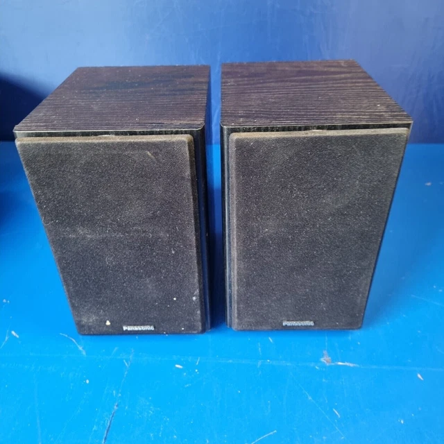 PANASONIC SB-PM500 2 way Speaker Black Wood Effect Stereo Bookshelf ...