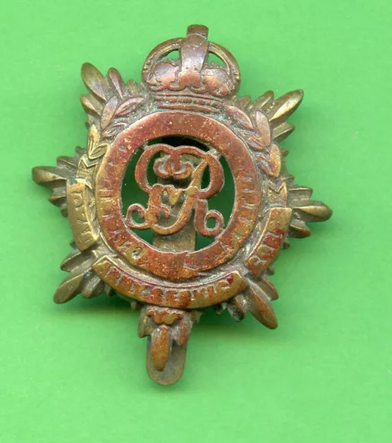 The  Royal Army Service Corps George V WW1  Cap Badge