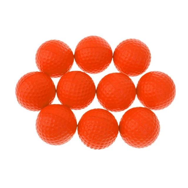 10 balles de golf de qualité supérieure en mousse pour balles d'entraînement