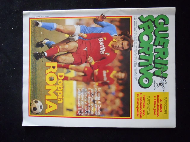Magazine Guerin Sportivo N°11 1984 – Graziani, Roma, Luis Vinicio, Sampdoria, Juventus