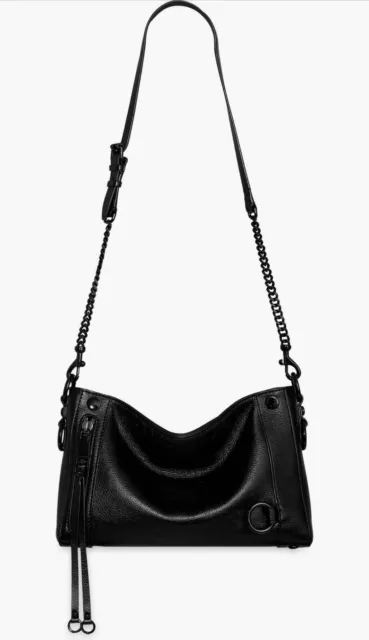 Rebecca Minkoff Mini Mab Black Leather Crossbody NWT