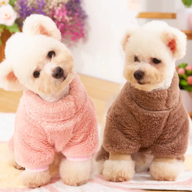 Combinaison Chaude Pyjama D'hiver Pour Animaux De Compagnie Pour Petit Et R