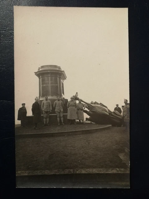 CPA 57 METZ - Fallen from the Statue - Issue of November 18, 1918 - PHOTO CARD