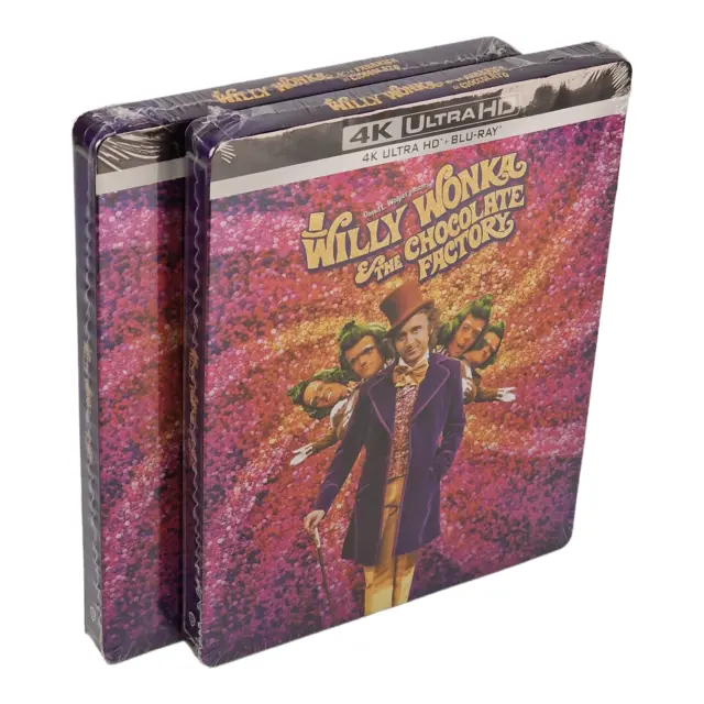 Willy Wonka & the Chocolate Factory 4K Blu-ray Steelbook Region Free VF