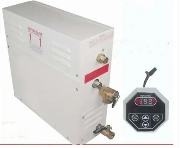 Generador de vapor 4 kW sauna baño y hogar spa paquete de autodrenaje um