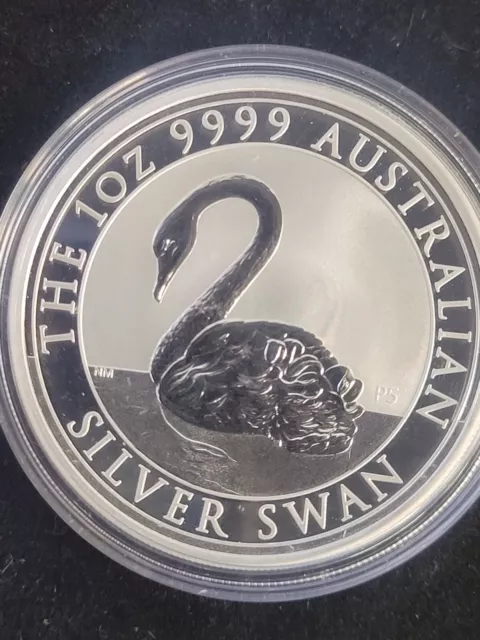 2021 1 oz Australian Silver Swan 1 oz .999 Coin - Perth Mint