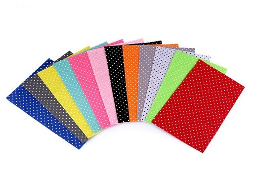 12 piezas fieltro artesanal decorativo estampado 20x30 cm manualidades decoración fieltro lunares