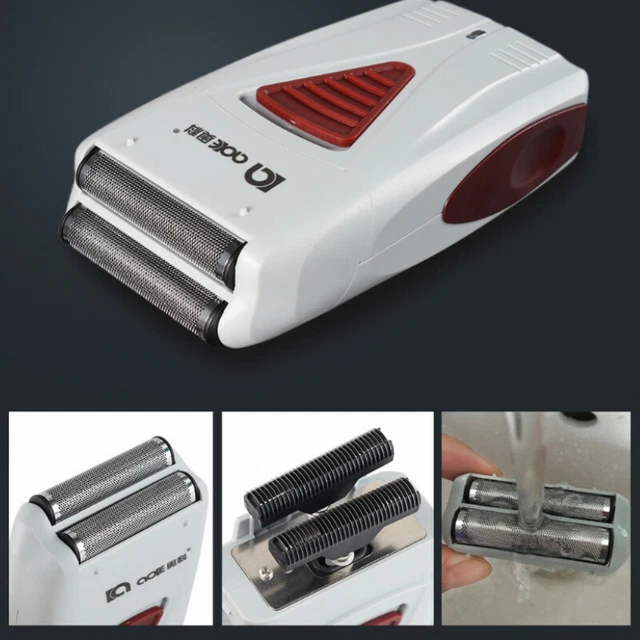 Hommes Rasoir Électrique Tondeuse à Barbe Cheveux Toiletteur Machine USB Cadeau