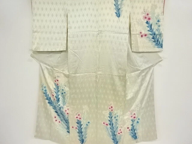 41630# Japanese Kimono / Antique Kimono / Floral Plants