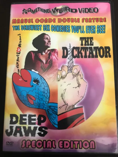 The Dicktator / Deep Jaws Something Weird Video DVD region 1 Raunchy comedies