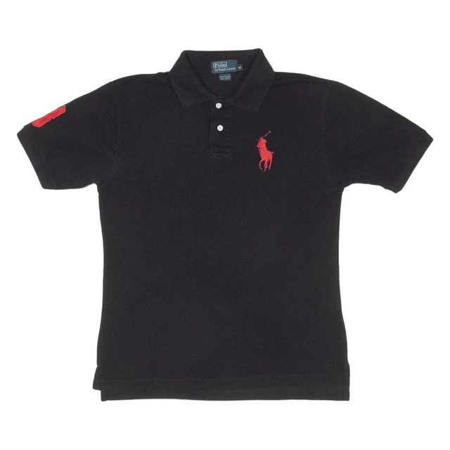 Polo RALPH LAUREN nera manica corta uomo M